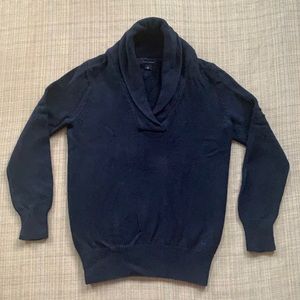Tommy Hilfiger Navy Blue Sweater Ladies Size Medium V Neck / Collar